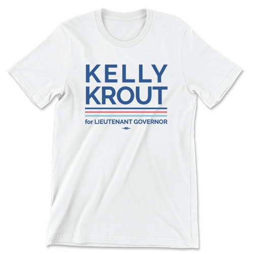 Kelly Krout (Unisex White Tee)
