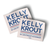 Kelly Krout (4" x 3" Vinyl Sticker -- Pack of Two!)